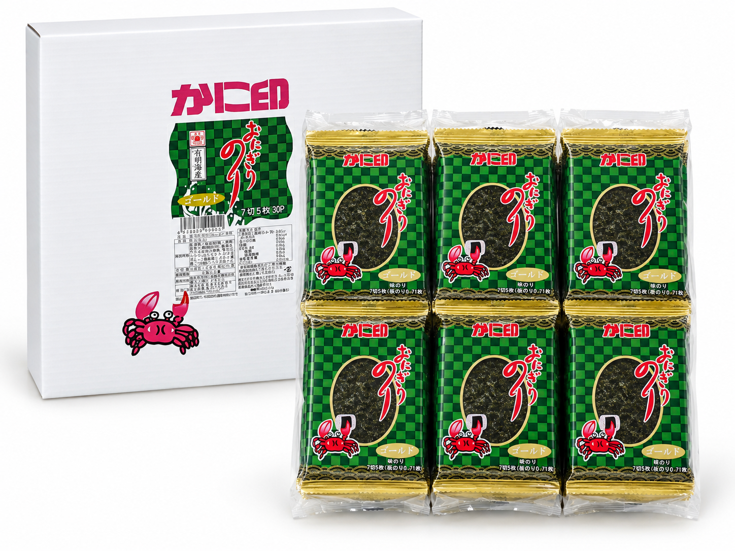 おにぎりのりゴールド30P